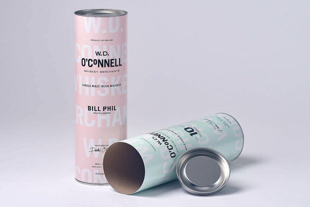 Gloss finish cardboard tube