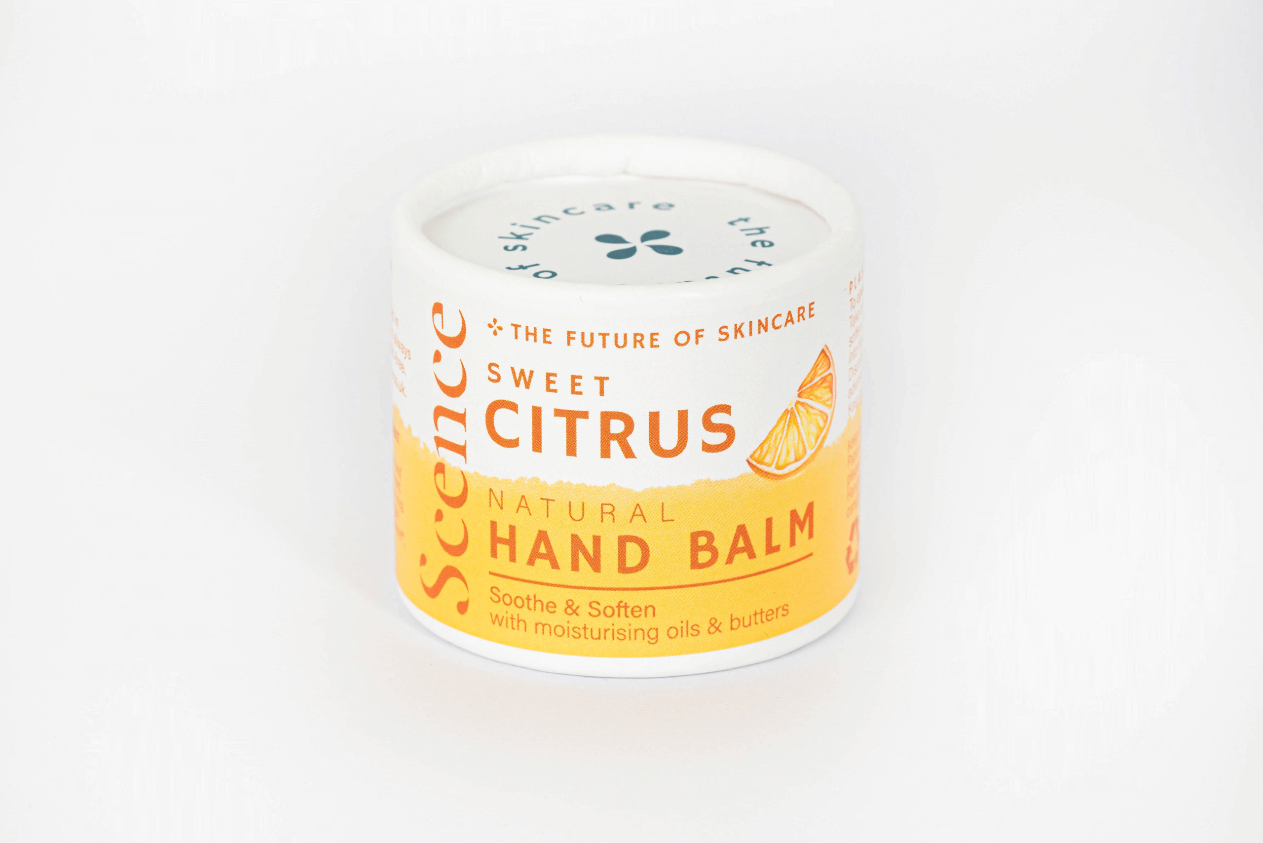 citrus balm card tube packaging