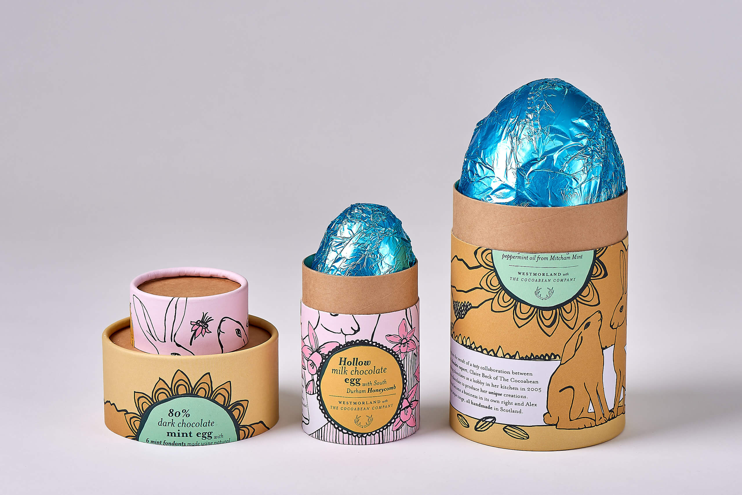 Easter Egg cardboard tubes